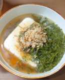 めかぶと豆腐のスープ(食前に飲むスープ)