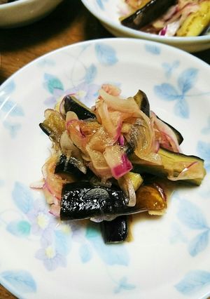(油少なめ調理方)茄子の南蛮漬け-レシピのメイン写真