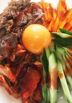 ビビンバ風素麺-レシピのメイン写真