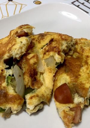豆腐★豆腐&卵オムレツ-レシピのメイン写真