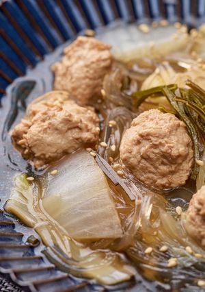 鶏団子と白菜の煮物-レシピのメイン写真