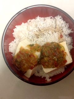 しらすと冷奴のネギからし乗せ-レシピのメイン写真
