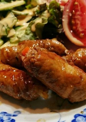 ◆簡単◆豚肉巻き～ガリバタ醤油～-レシピのメイン写真