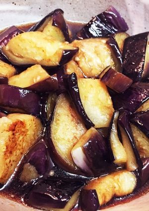 麺つゆだけで茄子の煮ひたし！(^^)-レシピのメイン写真