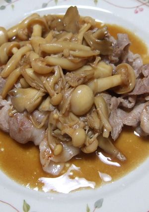 豚薄切り肉の和風きのこソース-レシピのメイン写真