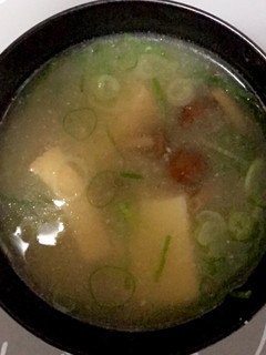 厚揚げとなめこの味噌汁-レシピのメイン写真