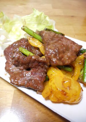 レバーとにんにくの芽炒め-レシピのメイン写真