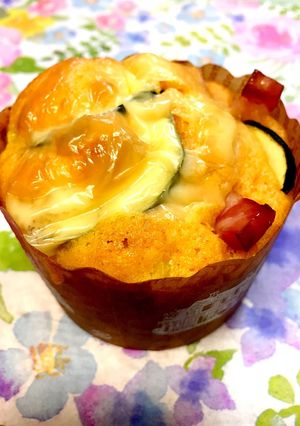 野菜ジュースと夏野菜のマフィン-レシピのメイン写真