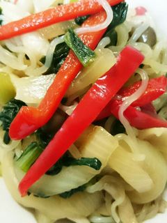 色々野菜と白滝炒め☆-レシピのメイン写真