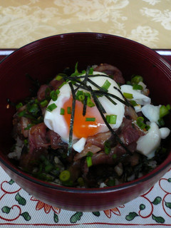 鯵のづけ丼温玉のせ-レシピのメイン写真