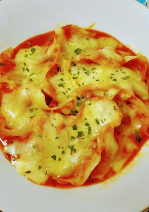 野菜ジュースでイタリアン餃子♪-レシピのメイン写真