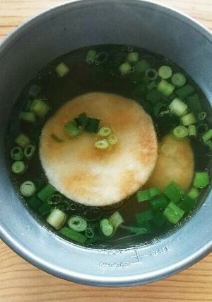 せんべいの中華風スープ-レシピのメイン写真