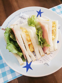 食パン1枚で☆簡単薄切りミックスサンド-レシピのメイン写真