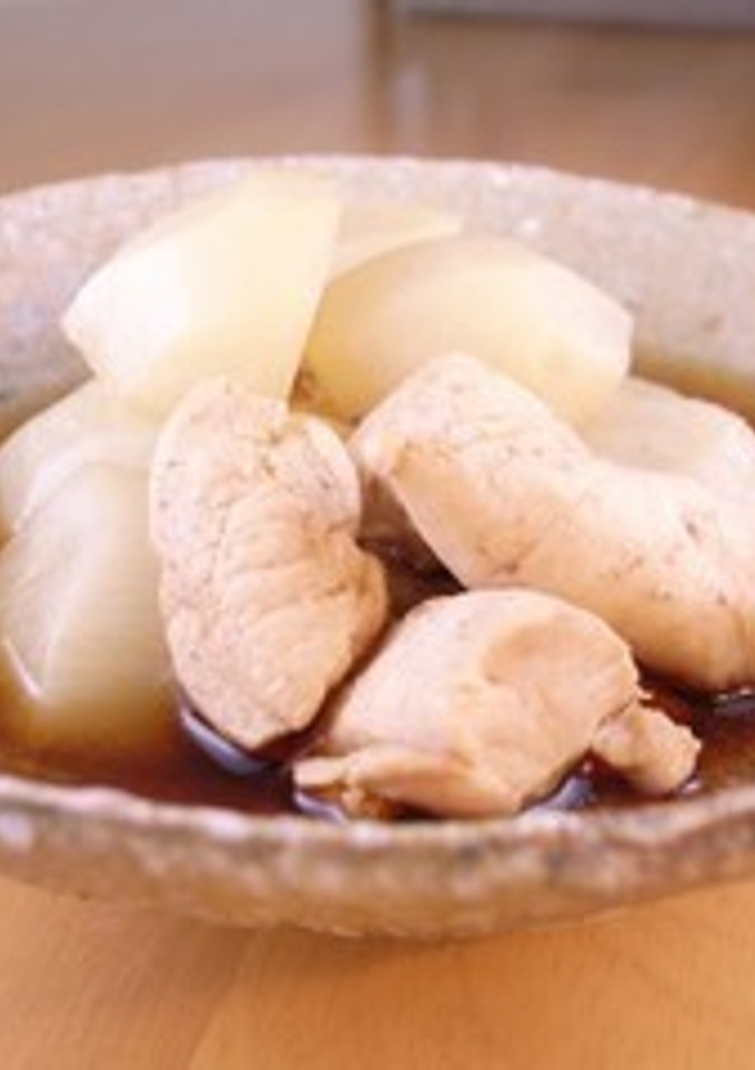 美肌☆簡単　基本のかぶと鶏肉の煮物-レシピのメイン写真