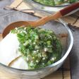 オクラとめかぶのネバトロ豆腐(冷や奴)✿