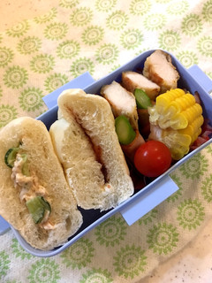 簡単*可愛い*時短*サンドウィッチ弁当-レシピのメイン写真