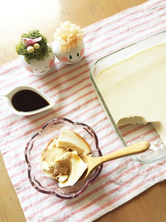 つるんっぷるるん!スコップ豆乳プリン-レシピのメイン写真