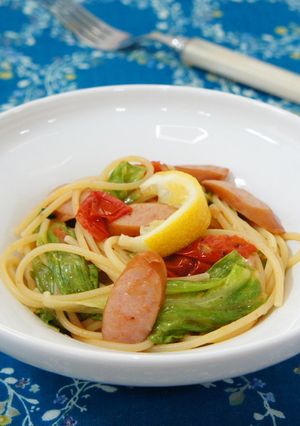 爽やかに♪ソーセージとレモンのパスタ-レシピのメイン写真