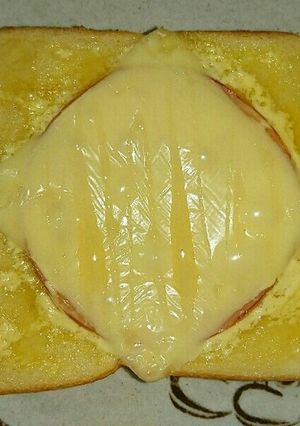 ハムチーズハニートースト-レシピのメイン写真