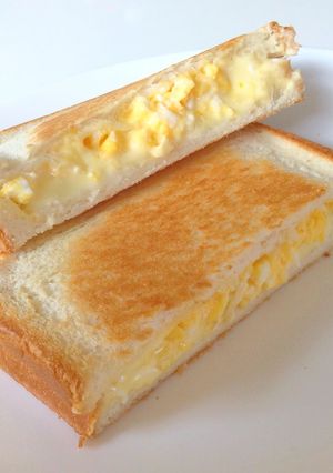 卵とチーズのホットサンド-レシピのメイン写真