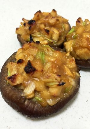 しいたけのねぎ味噌焼き【JA福岡市】-レシピのメイン写真