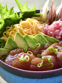彩りマグロ丼-レシピのメイン写真