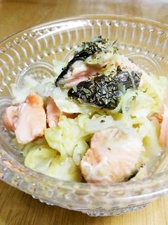 *鮭とキャベツの酢の物*-レシピのメイン写真
