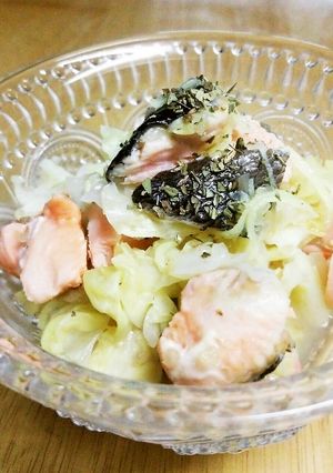 *鮭とキャベツの酢の物*-レシピのメイン写真