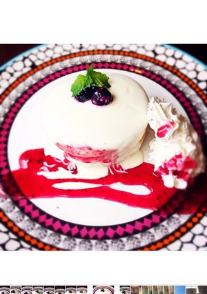 ヨーグルトソースのパンケーキ-レシピのメイン写真