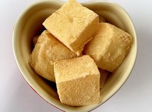 簡単すぎる片栗粉でミルクもち（きな粉）-レシピのメイン写真