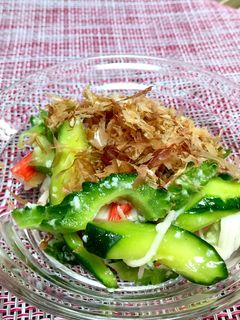 ゴーヤとキュウリの生姜塩麹漬け-レシピのメイン写真