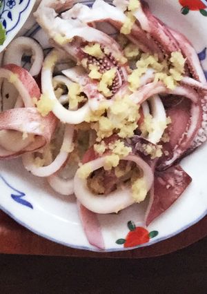 たっぷり生姜で美味しいイカ生姜-レシピのメイン写真