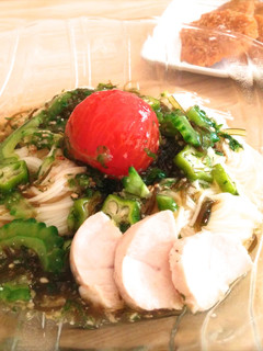 ゴーヤーとトマトが美味しい!もずく素麺-レシピのメイン写真