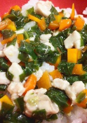 1歳☆マグロと野菜のトロミ丼-レシピのメイン写真