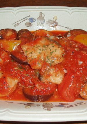 こんがり白身魚のトマト煮-レシピのメイン写真