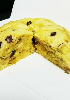 HM&レンチン《簡単》さつまいも蒸しパン-レシピのメイン写真