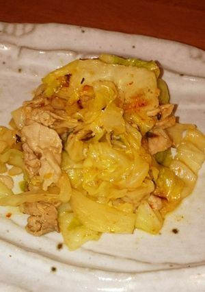 簡単 ピリ辛！肉キャベツ炒め！お弁当にも-レシピのメイン写真