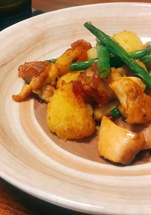 時短☆鶏ももとじゃがいものこっくり炒め煮-レシピのメイン写真