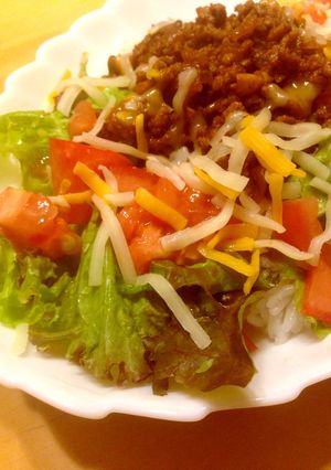 夏休みのランチにも☆簡単タコライス-レシピのメイン写真