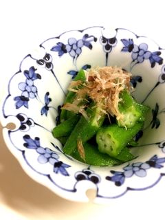 簡単なオクラの白ダシおひたし-レシピのメイン写真