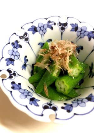 簡単なオクラの白ダシおひたし-レシピのメイン写真