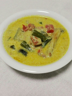 簡単!夏野菜のカレースープ-レシピのメイン写真