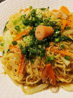 余った麺で☆簡単!明太子焼きそば♪-レシピのメイン写真