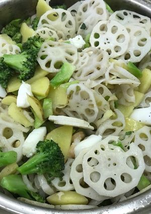 レンコンと新じゃがの煮物-レシピのメイン写真