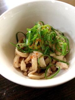 旦那が喜ぶつまみ♢鳥皮ポン酢-レシピのメイン写真