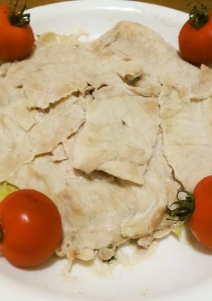 レンジで作る冷しゃぶ風蒸し豚-レシピのメイン写真