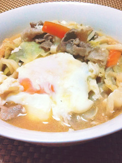 【龍愛】にんにく鍋焼きうどん-レシピのメイン写真