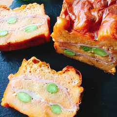 รูปของ 野菜ジュースでカラフル＊クロックケーク＊