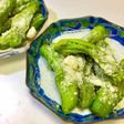 簡単!獅子唐のバター炒め粉チーズがけ