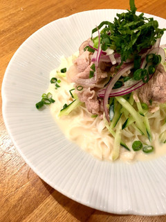 まろやか豆乳豚しゃぶ冷麺(ロカボタイプ)-レシピのメイン写真